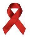 Eine Rote Schleife als Symbol der Solidarität mit HIV-Infizierten und AIDS-Kranken.